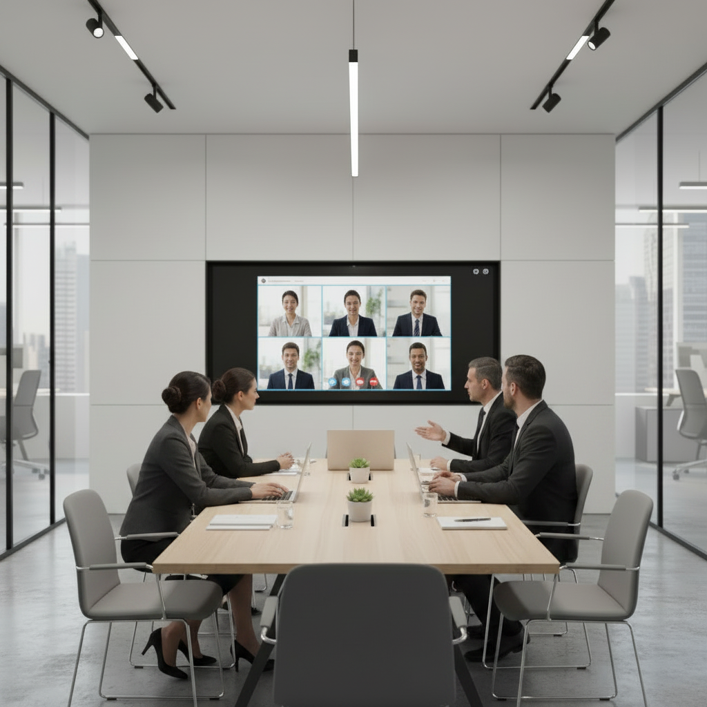 Conference Room Side Angle with People